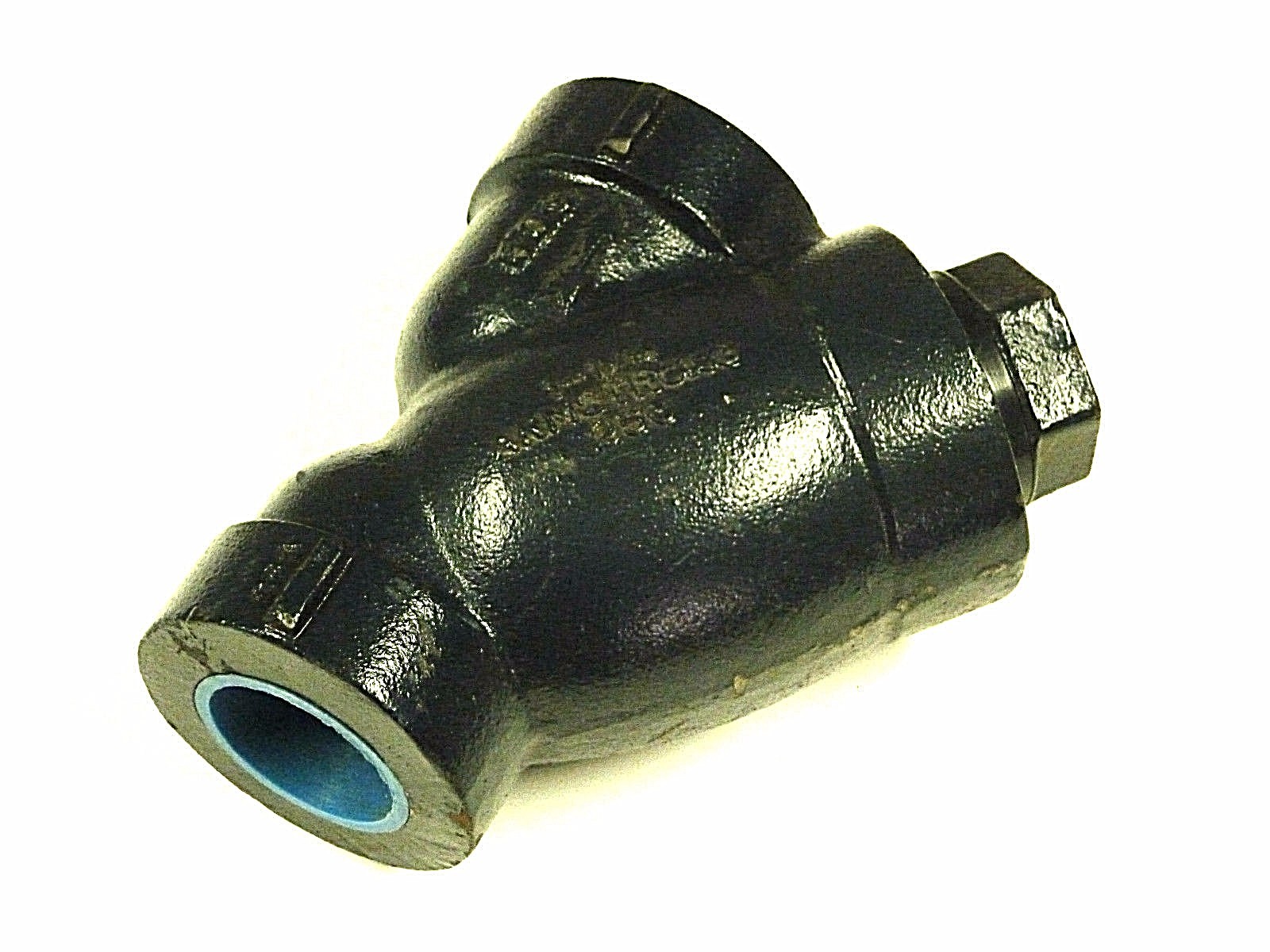 Used NEW ARMSTRONG DN 32 PN 16  1-1/4" NPT 250 Y-STRAINER VALVE