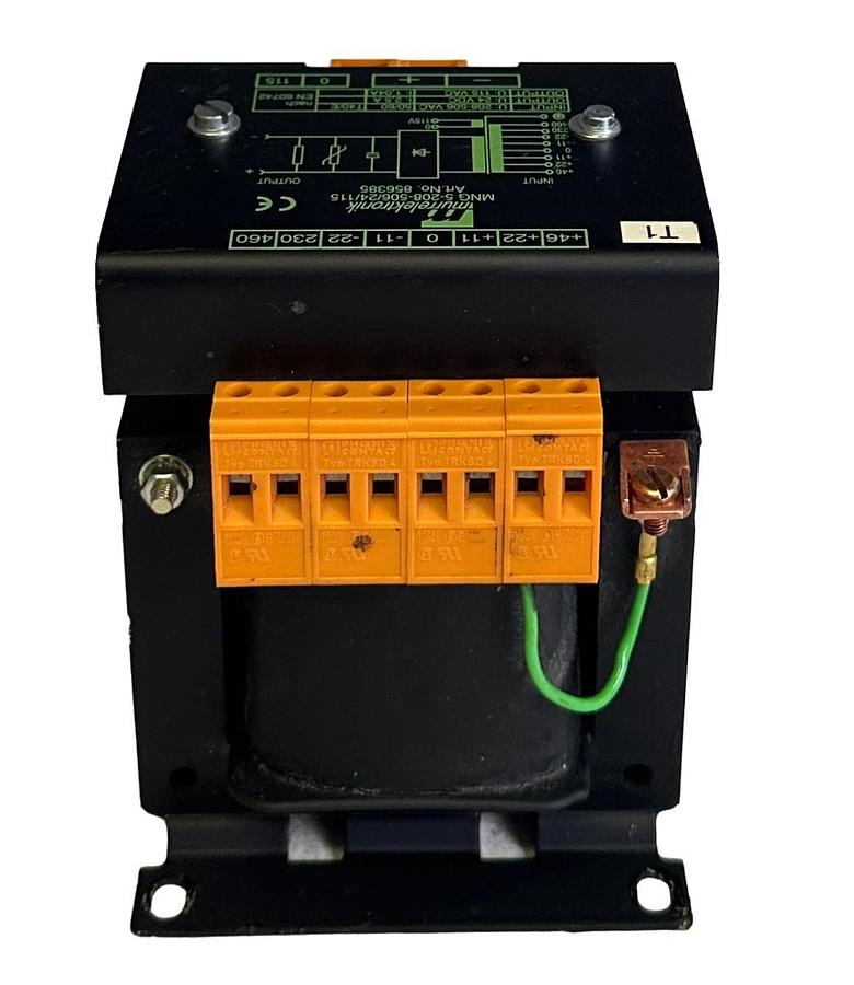 Used MURR ELEKTRONIK MNG 5-208-506/24/115 / 856385 POWER SUPPLY 208-506VAC 50/60Hz