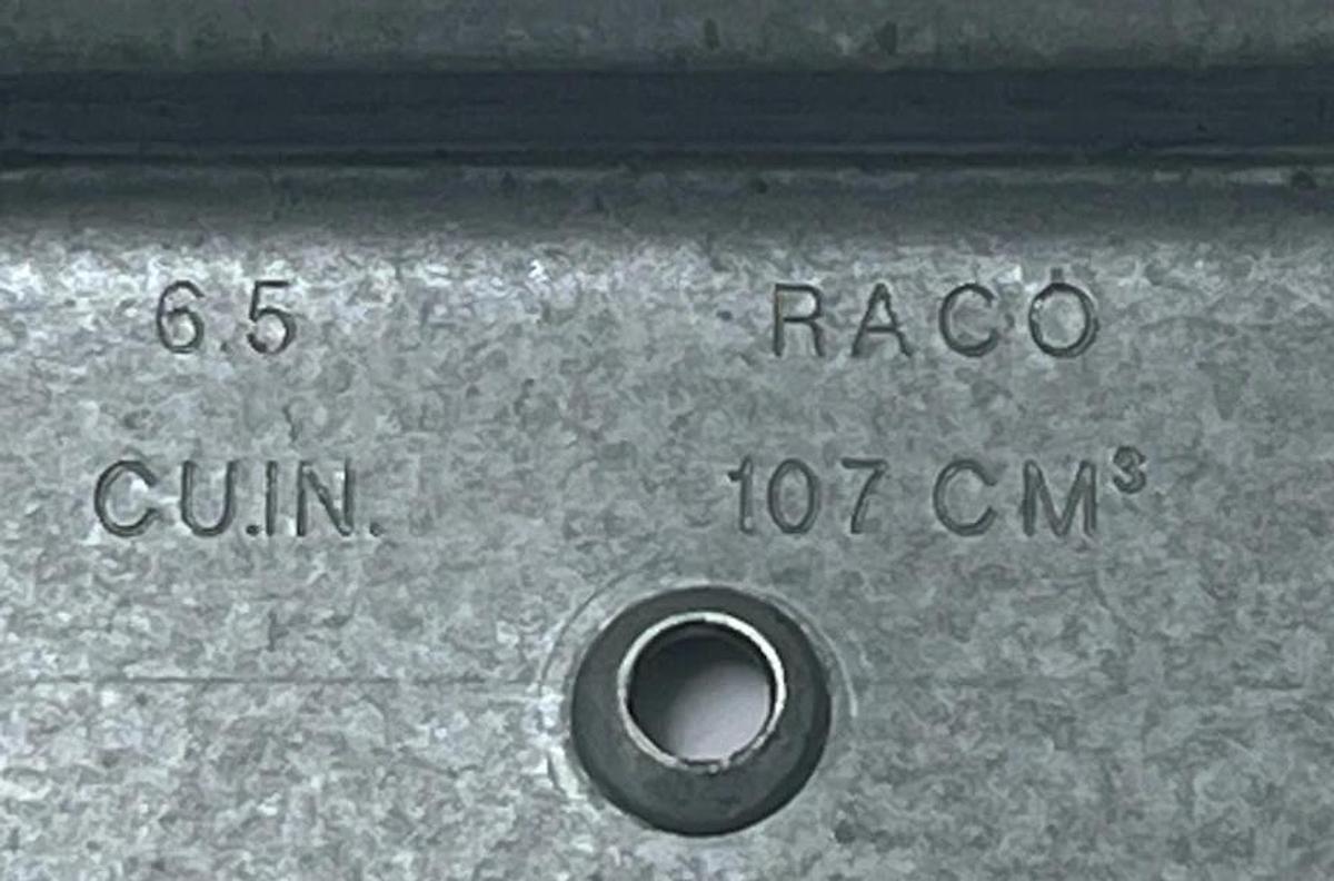 Lot of 4 RACO 812C 2-GFCI 6.5 cu. in. Steel Square Exposed Work Covers - NEW