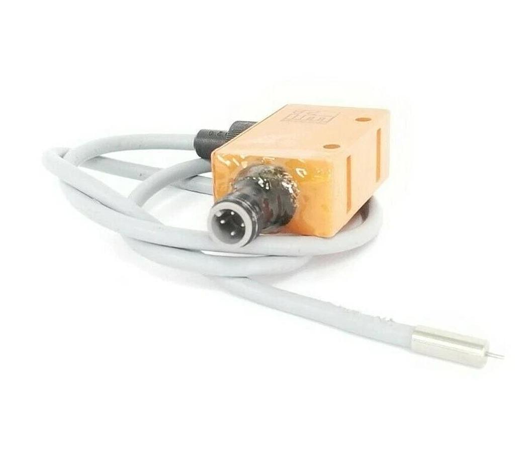 Used IFM EFECTOR OKF-FPKG FIBER OPTIC SENSOR OK5008, 10...55V DC