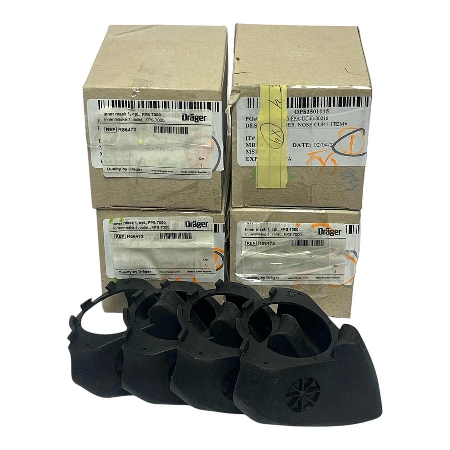 Lot of 4 Dräger R56472 FPS 7000 Inner Mask 1 Complete - NSMP