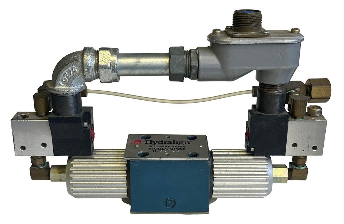 Used NEW HYDRALIGN H-74793 / H74793 MODEL SP700 HYDRAULIC VALVE ASSEMBLY