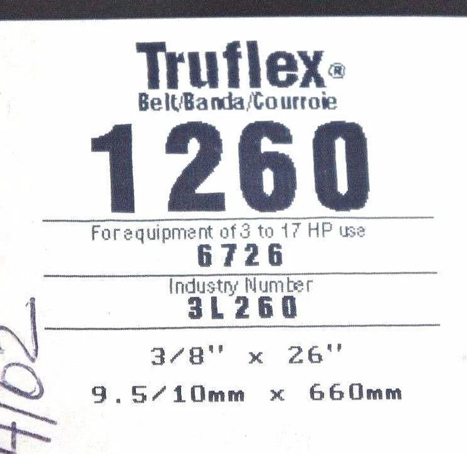 Used LOT OF 7 NEW GATES TRUFLEX V BELTS 3L230 3L220 3L260