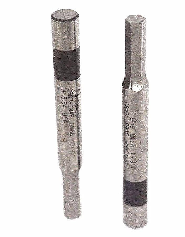 Used NEW AIP INC. 636488-2 PUNCH 0987-JN4P GM68 10X90 W=6.54 BS@0 R=.5 - LOT OF 4