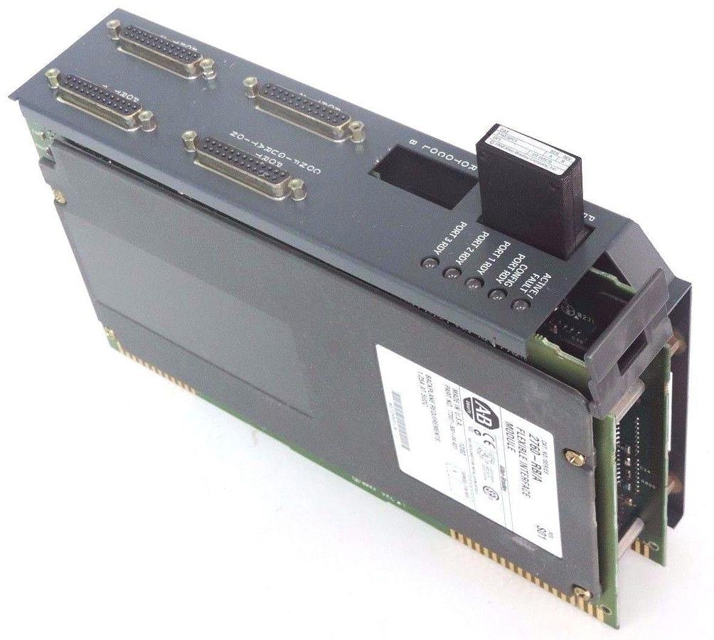 Used ALLEN BRADLEY 2760-RB/A FLEXIBLE INTERFACE MODULE 2760-RB, SER. A REV. S01