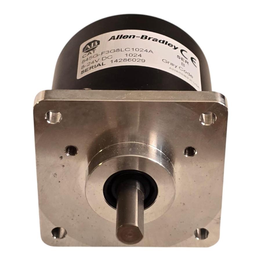 Used Allen-Bradley 845G-F3G8LC1024A /B Single-Turn Absolute Encoder Size 25 8–24VDC
