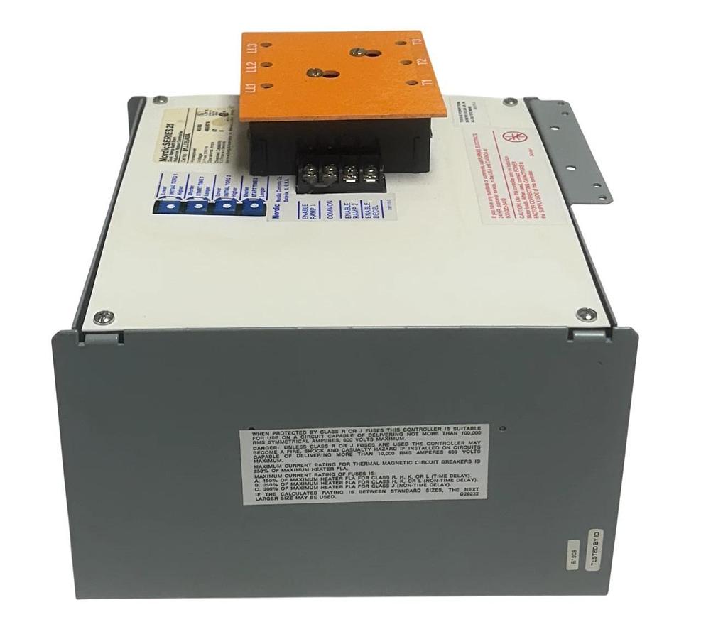 SIEMENS NORDIC SERIES 25 / 91JJ35A0A DUAL RAMP SOFT START CONTROL 40/50HP NSNP