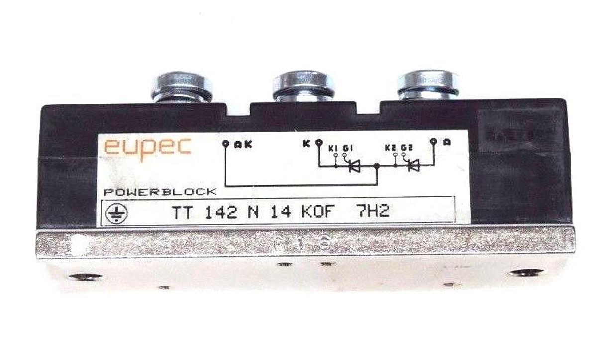 Used NEW EUPEC TT 142 N 14 KOF 7H2 POWERBLOCK TT142N14KOF7H2
