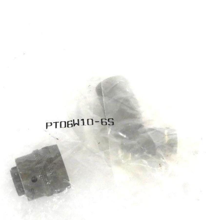 Used NEW AMPHENOL PT06W10-6S CIRCULAR CONNECTOR PLUG, SIZE 10, 6 POSITION, CABLE