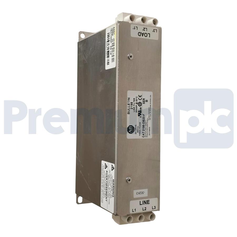 Used Allen-Bradley 2198-DB20-F /B Kinetix 5500 AC EMC Line Filter 20A 3-Ph 2198DB20F