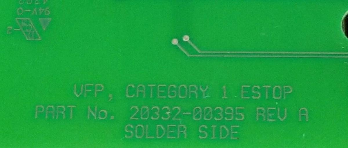 Used ADEPT TECH. MODEL: VFP CATEGORY 1 CONTROL PANEL PART NO: 30332-00395 10332-00395