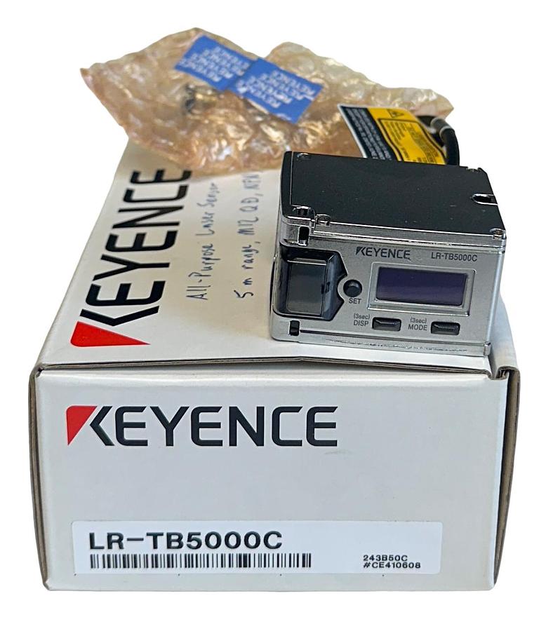 Used NEW KEYENCE LR-TB5000C / LRTB5000C ALL-PURPOSE LASER SENSOR 5M 20-30VDC NSMP