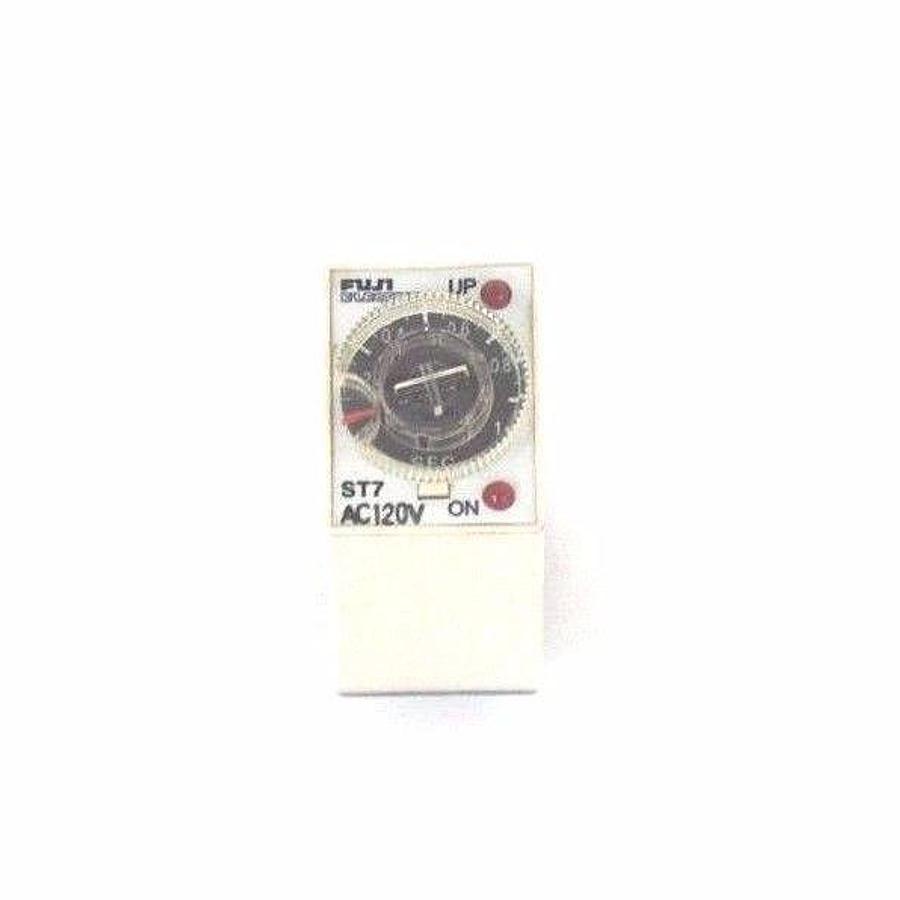 Used FUJI ELECTRIC ST7P-4 TIMER RELAY NO. K, 3A 240VAC, ST7AC120V