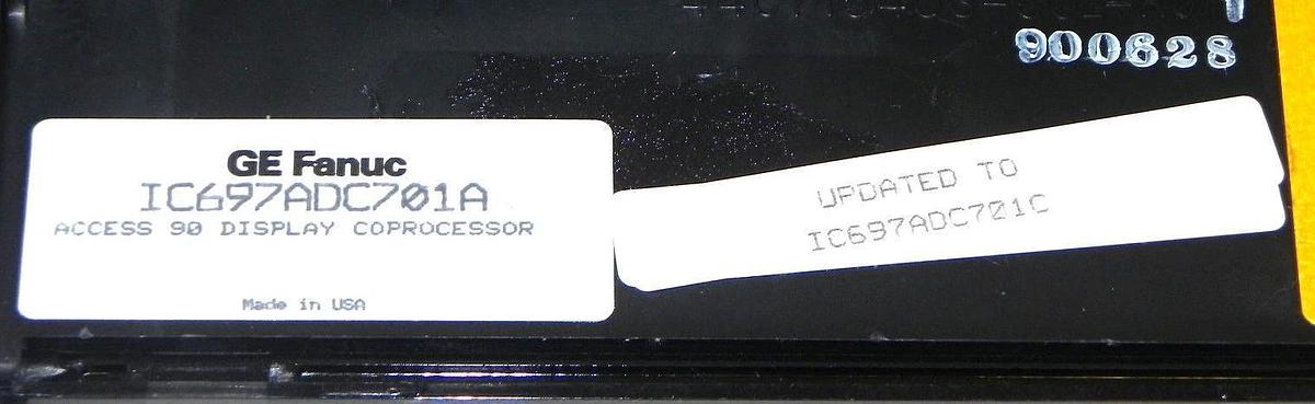 Used GE FANUC IC697ADC701C COPROCESSOR MODULE W/ IC697MEM719A 512KB CMOS MEM