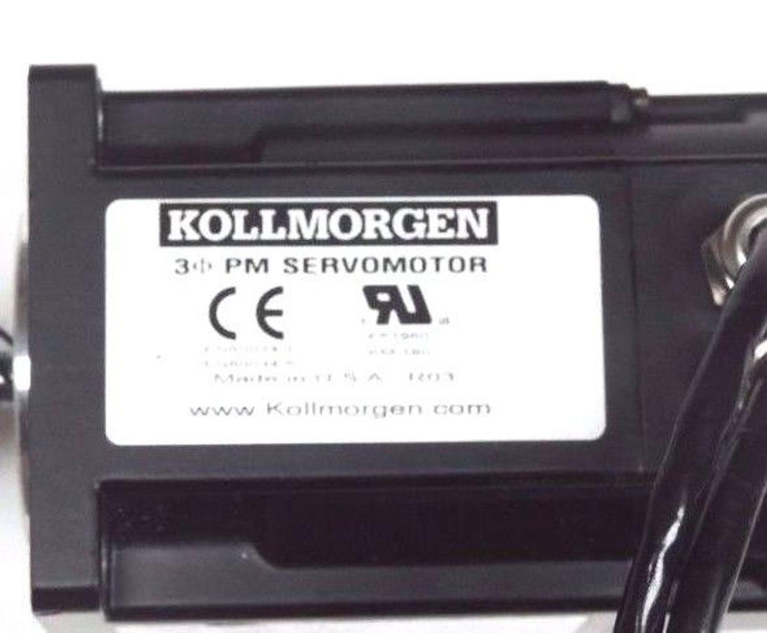 Used KOLLMORGEN AKM21E-BSSNR-02 SERVO MOTOR 160VDC, 7000RPM, CLASS F, AKM21EBSSNR02