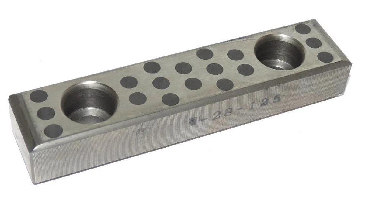 NEW SANKYO OILLESS M-28-125 WEAR PLATE MWP-28X125, 4-7/8" x 1-1/8" x 3/4"