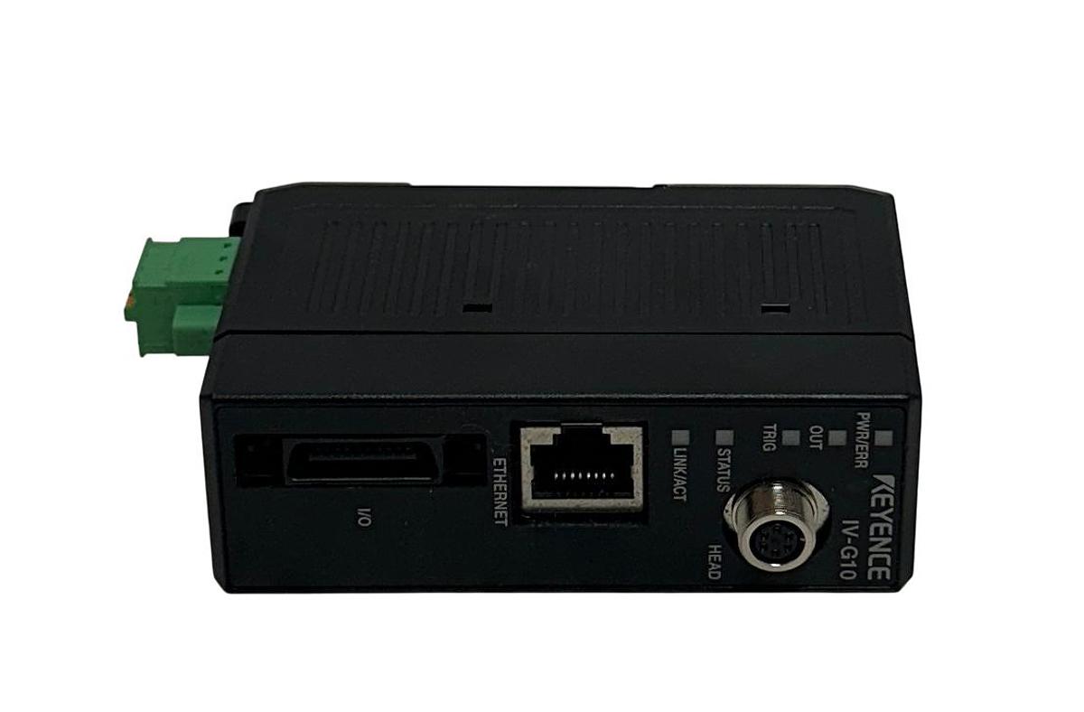 Used KEYENCE IV-G10 / IVG10 SENSOR AMPLIFIER EtherNet 24Vdc 1.8A CLASS 2 50mA USNP