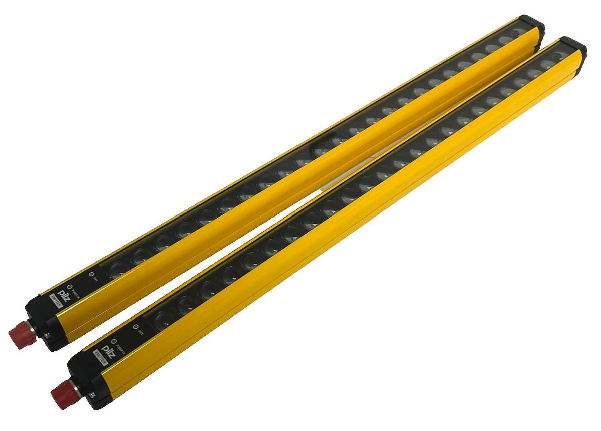 Used PILZ PSEN op2H-s-30-045 Safety Light Curtain Sender/Receiver Set 30mm Resolution