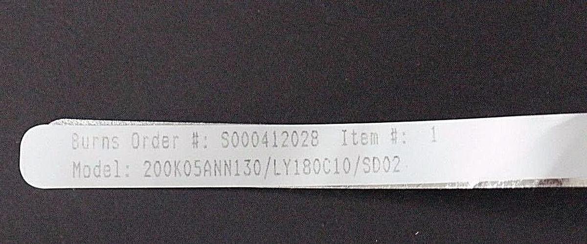 Used NEW BURNS 200K05ANN130/LY180C10/SD02 SENSOR, TEMPERATURE (-200) - 500 # C, 0.05%