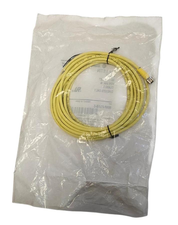 Used NEW ALLEN BRADLEY 889P-F3AB-5 SER. B 3-PIN 5M QD CORDSET 889PF3AB5