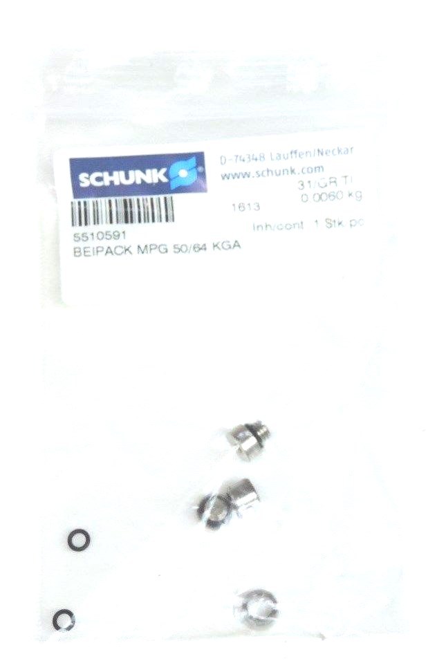 Used NIB SCHUNK 5510591 BEIPACK MPG 50/64 KGA, 3613
