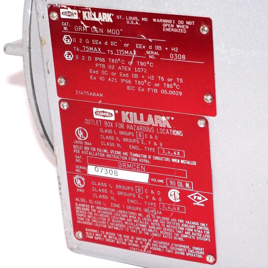 Used THERMO ELECTRON CORP 7100B INTERFACE MODEL KRIL-M W/KILLARK GRM-CEN-MOD, GRM-CEN