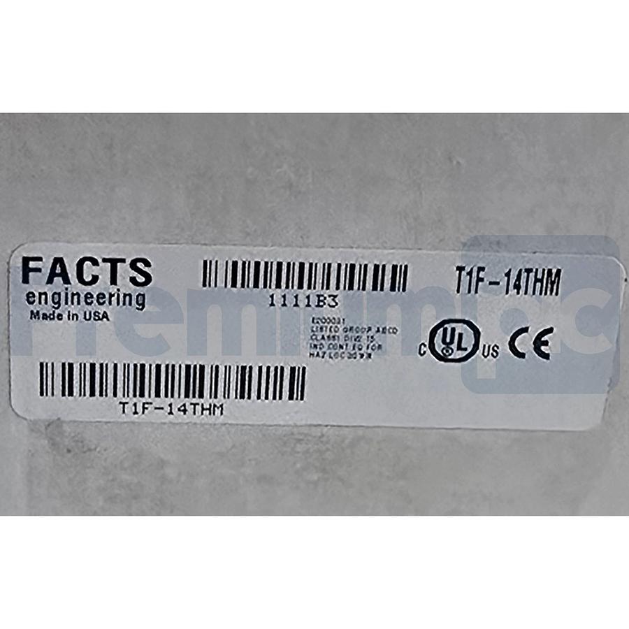 Used FACTS ENGINEERING T1F-14THM TERMINATOR 14-CH TEMPERATURE INPUT MODULE NSMP