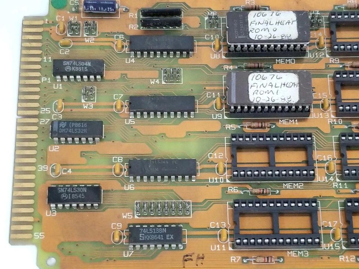 Used GD CALIFORNIA INC PROLOG 7702A MEMORY CARD 16K (W/ 2 INTEGRATED CIRCUITS)
