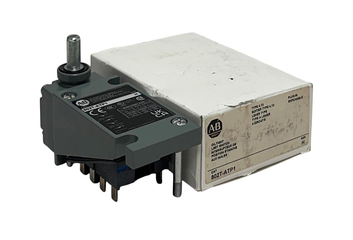 Used ALLEN BRADLEY 802T-ATP1 /H OILTIGHT LIMIT SWITCH PLUG-IN SPRING RETURN NSMP