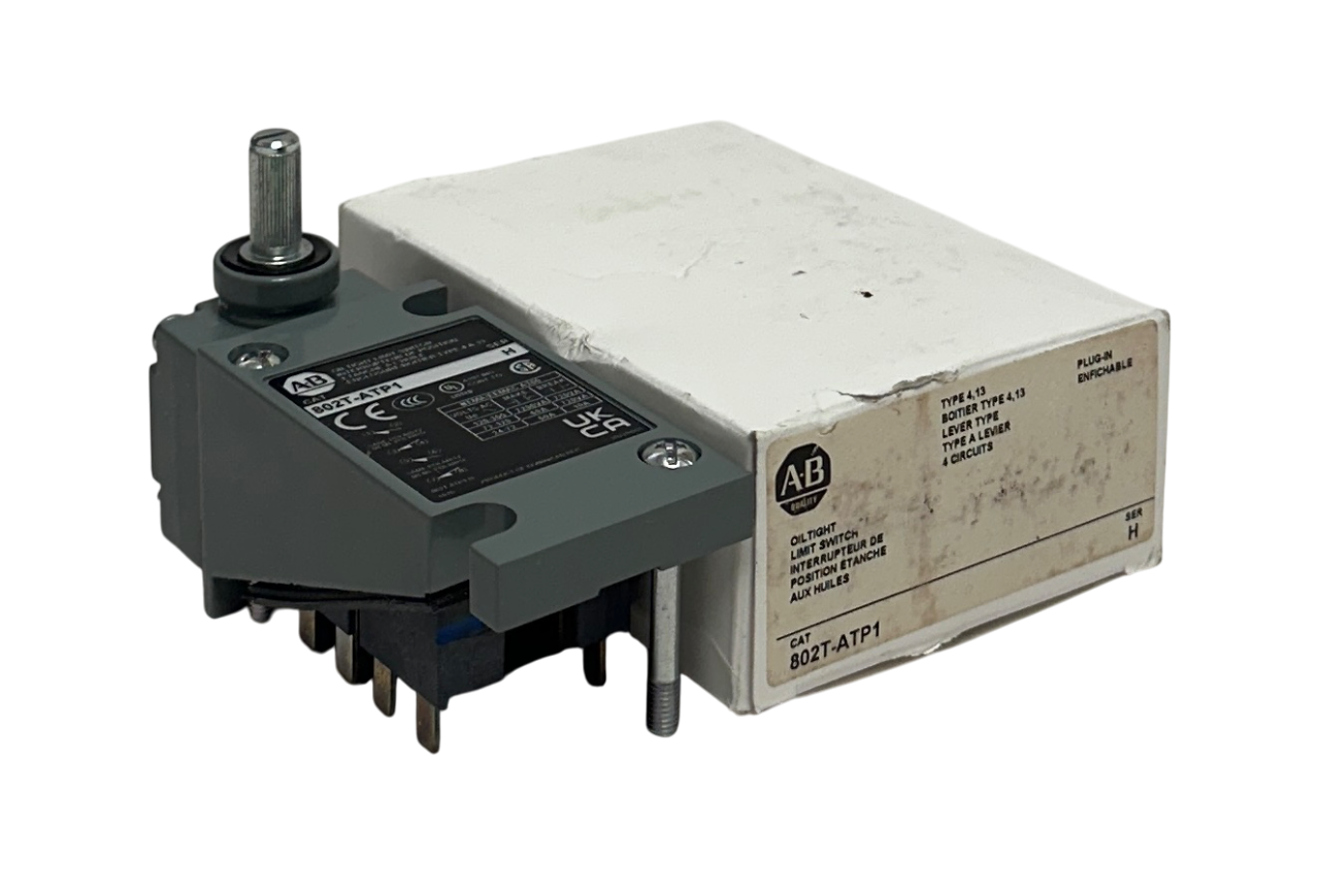 Used ALLEN BRADLEY 802T-ATP1 /H OILTIGHT LIMIT SWITCH PLUG-IN SPRING RETURN NSMP