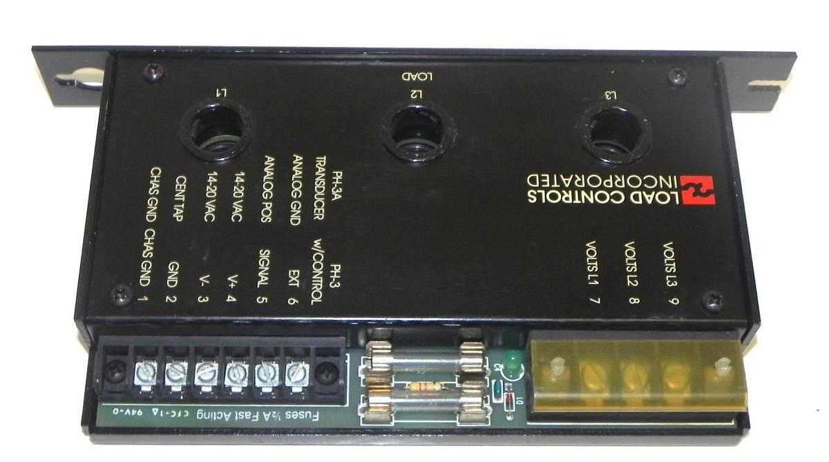 Used LOAD CONTROLS INC PH-3A POWER TRANSDUCER PH3A