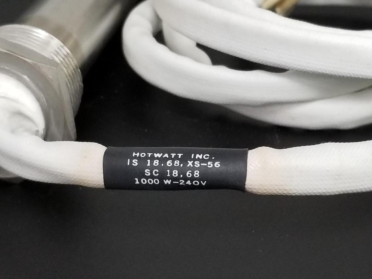 Used NEW HOTWATT XS-56 HEATER CARTRIDGE 240V, 1000W, IS 18.68, SC 18,68