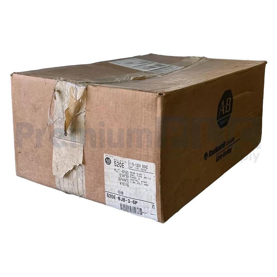 ALLEN BRADLEY 520E-BJB-3-6P /C 2-SPEED SEP WINDING STARTER, SIZE-1, 30 A NSMP