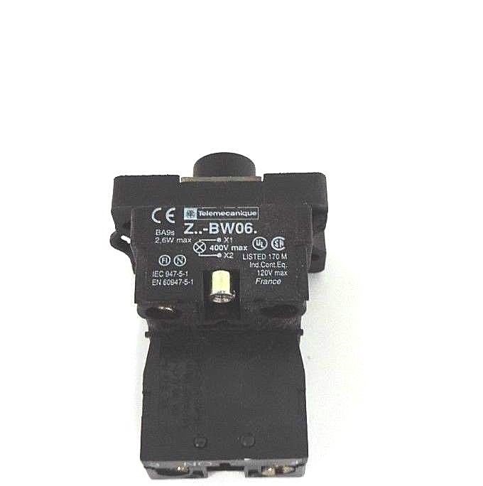 NIB TELEMECANIQUE ZA2BW061-120V PILOT LIGHT 120VAC W/OUT BULB, ZA2BW061120V