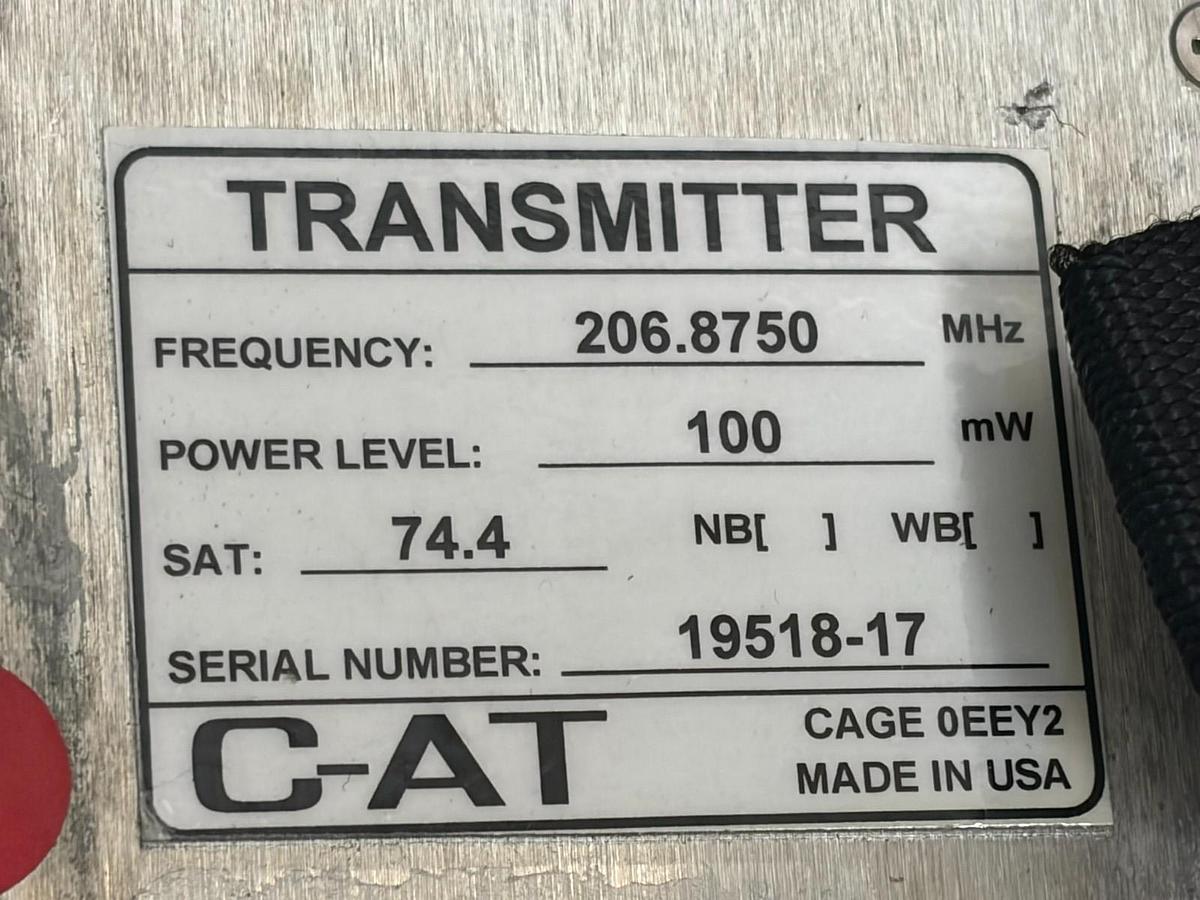Used C-AT Communications-Applied Technology Tactical Transceiver Kit with Pouch