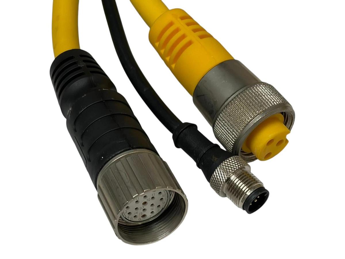 Used Turck RKM 35-6M Banner MQDMC-530 DTECH USB to RS485 RS422 Industrial Cable Lot
