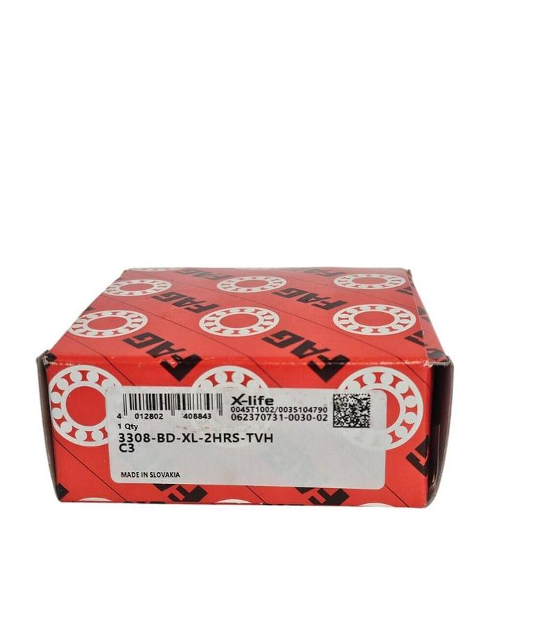Used NIB FAG 3308-BD-XL-2HRS-TVH-C3 ANGULAR BALL BEARING 3308BDXL2HRSTVHC3