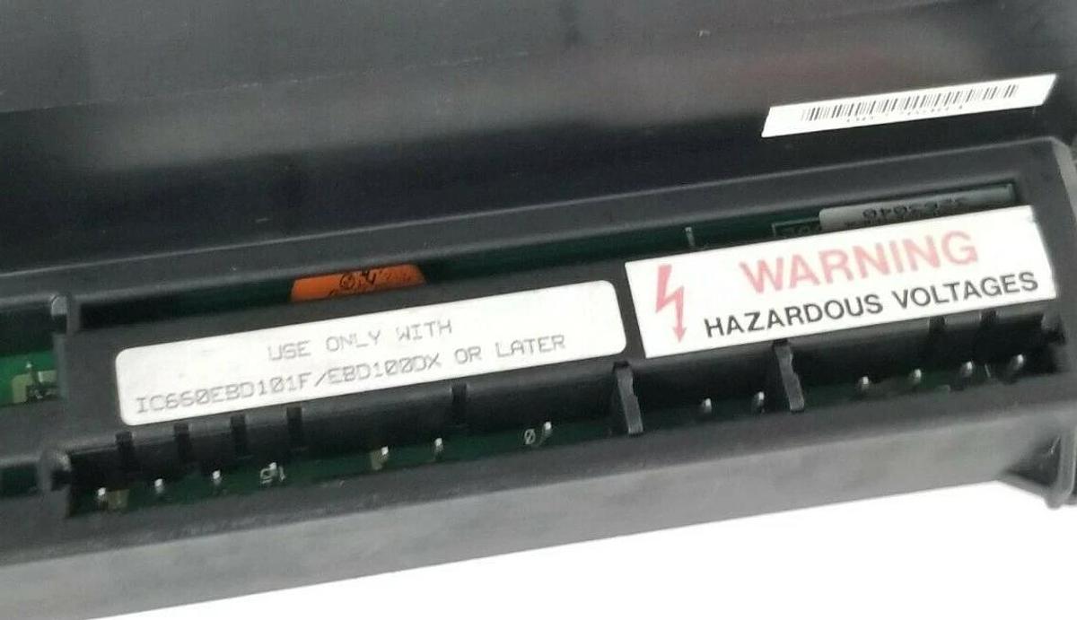 Used GE FANUC IC660TSD100K GENIUS LOW LEAKAGE TERM. ASM. IC660TSD100