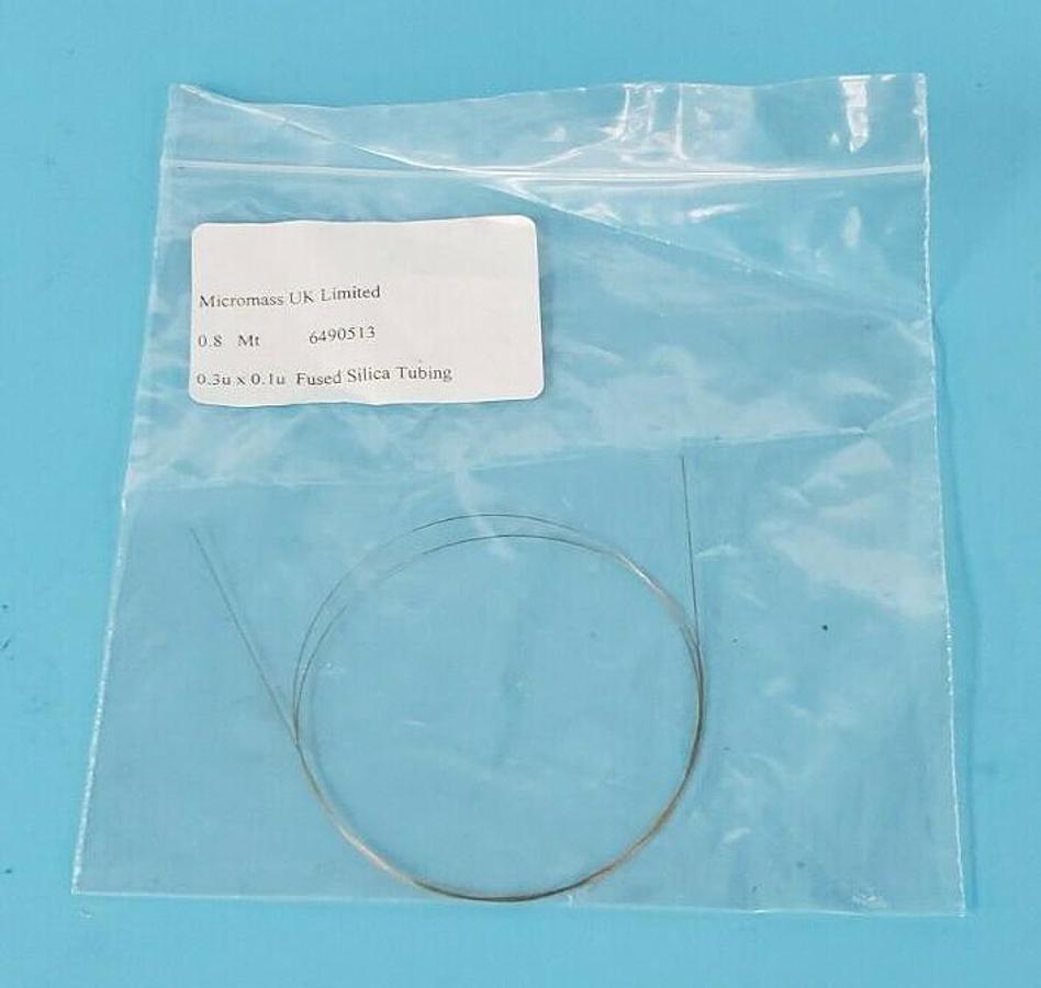 Used NEW MICROMASS UK LIMITED 0.8 MT 6490513 0.3U X .1u FUSED SILICA TUBBING
