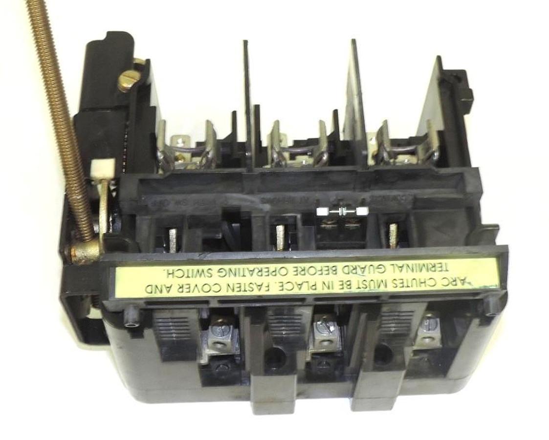 Used LOT OF 2 ALLEN BRADLEY 1494V-DS60 DISCONNECT SWITCH 60A, 600VAC, 250VDC, SER. A