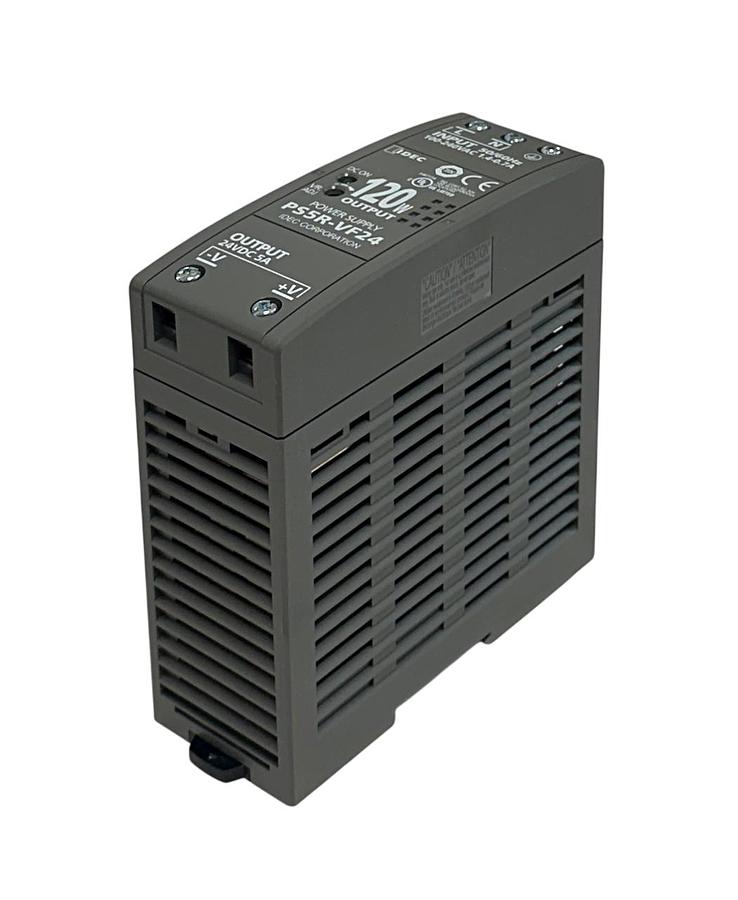 Used IDEC PS5R-VF24 / PS5RVF24 POWER SUPPLY 120W 24VDC OUTPUT 100-240VAC INPUT NSMP