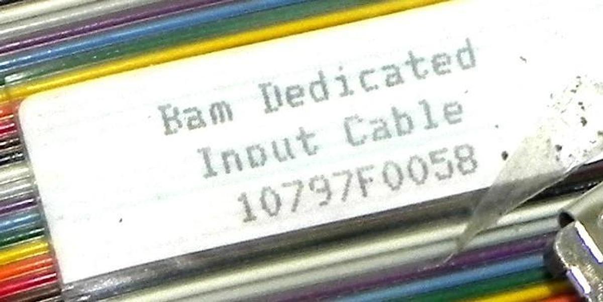 Used BAM DEDICATED INPUT CABLE 10797F0058 BAM-CA3-D24H USED