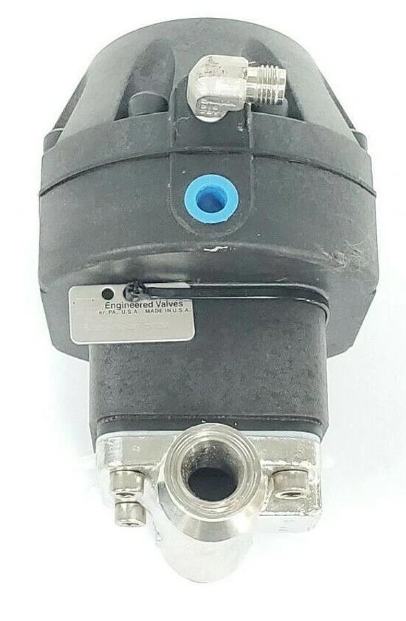 Used ITT .75-N-PN-36-A108 ADVANTAGE ACTUATOR 3/4" 90PSI W/ 1786 3/8" DIAPHRAGM VALVE