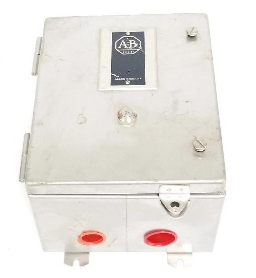 Used ALLEN BRADLEY 509-BCD MOTOR CONTROLLER SER. B W/ 509-BOD STARTER 120V/60HZ CB236