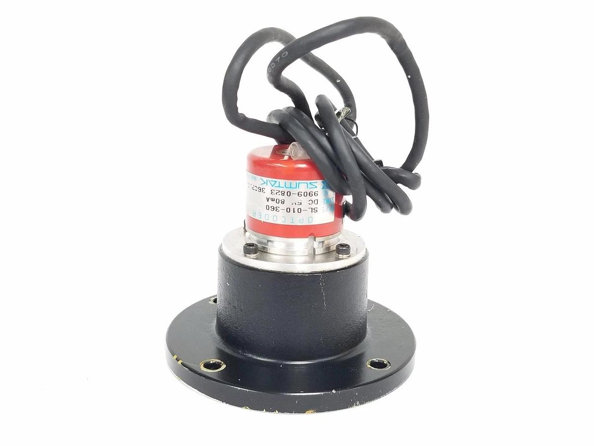 Used SUMTAK OPTCODER SL-010-360 ENCODER, 5VDC, 80MA, SL010360