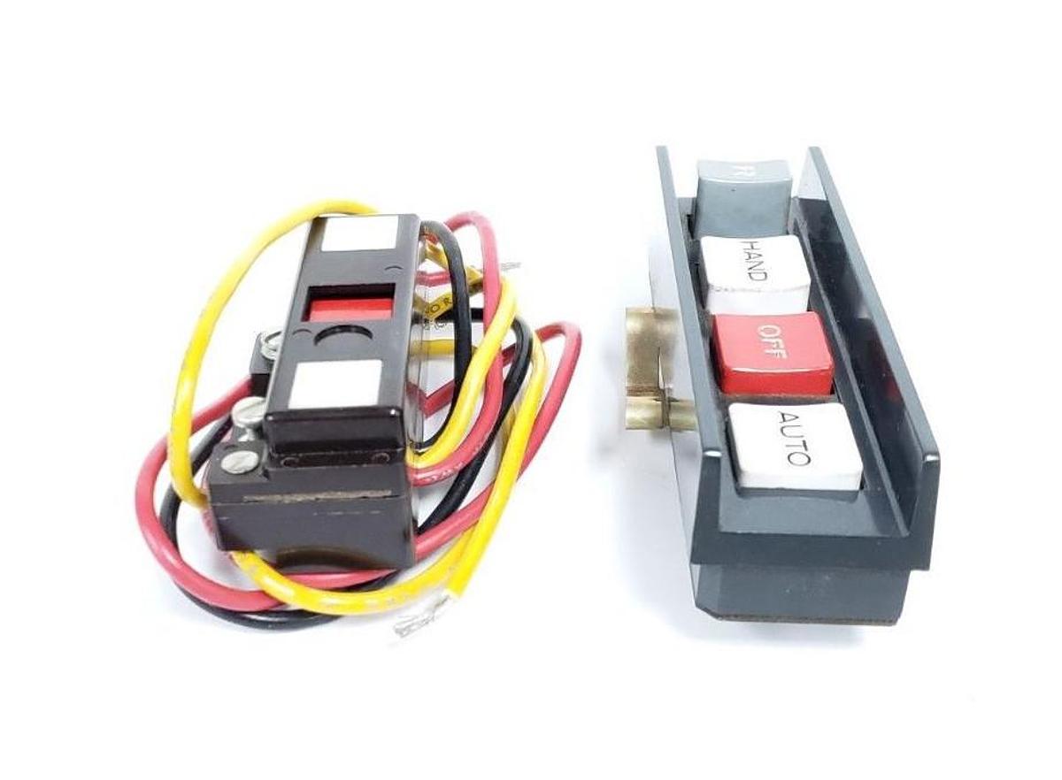 Used NIB CUTLER-HAMMER C400KG2 HAND-AUTO SELECTOR SWITCH COVER CONTROL KIT