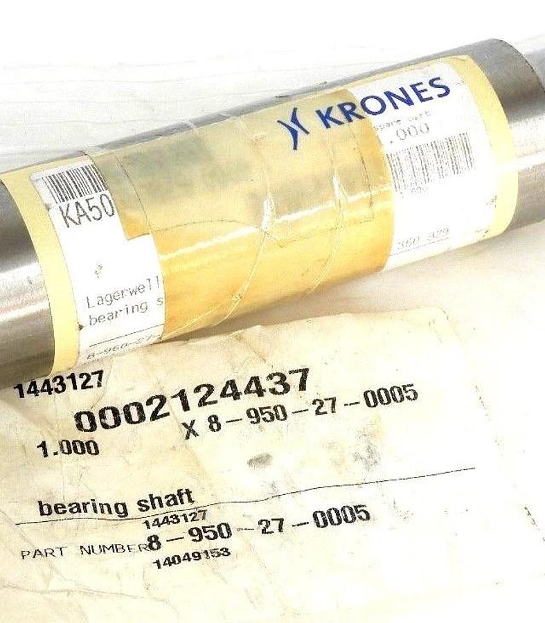 Used NEW KRONES 8-950-27-0005 BEARING SHAFT, 8950270005, 0002124437