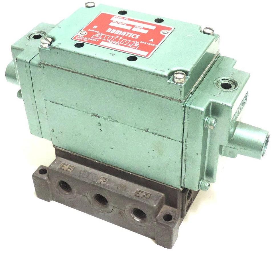 Used NUMATICS REPLACEMENT: 33JDR5000 SOLENOID VALVE AND MANIFOLD MODEL: 32JDR5410