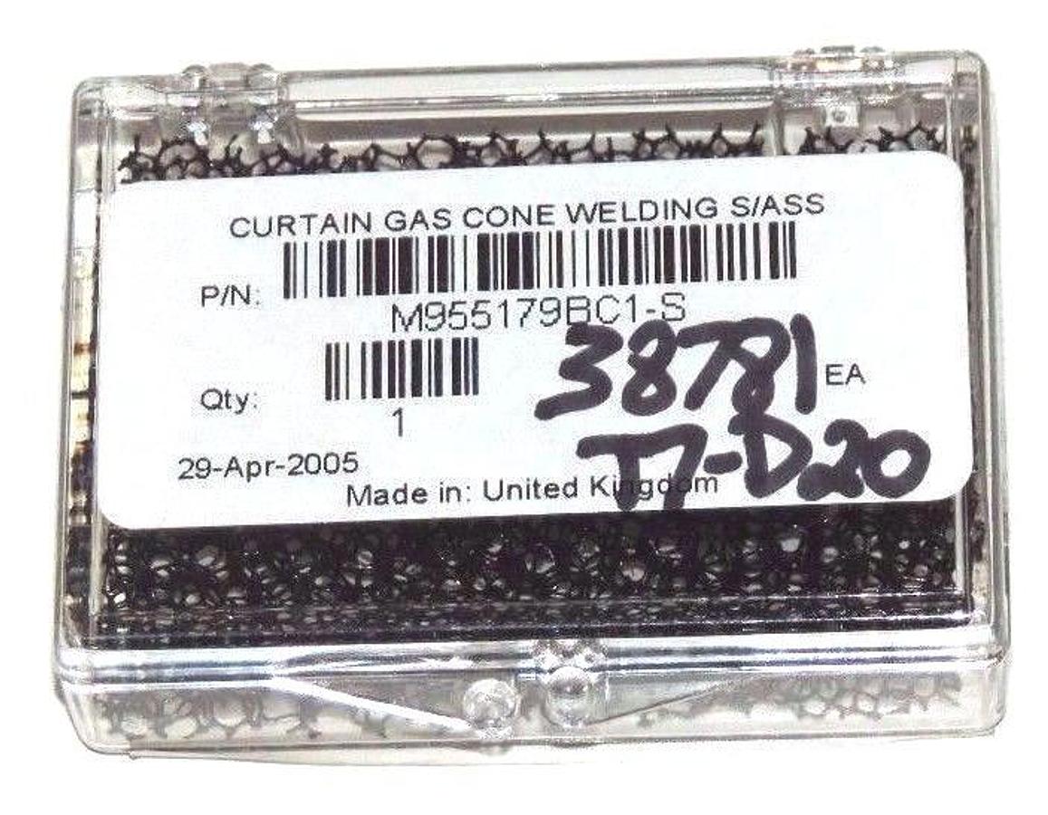 Used NEW WATERS M955179BC1-S CURTAIN GAS CONE WELDING S/ASS
