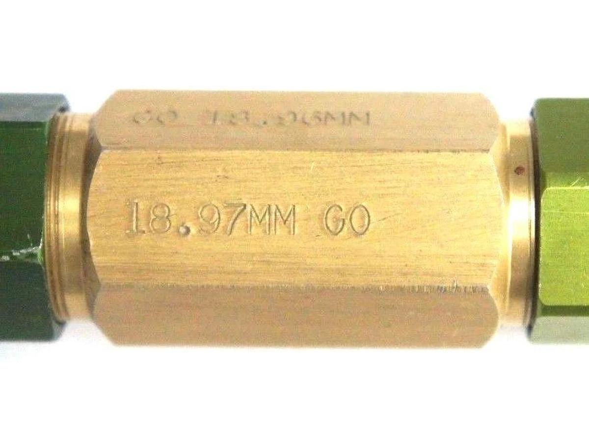 Used GENERIC 705519-0-00 PLUG GAGE 18.96MM, 18.97MM, 705519000